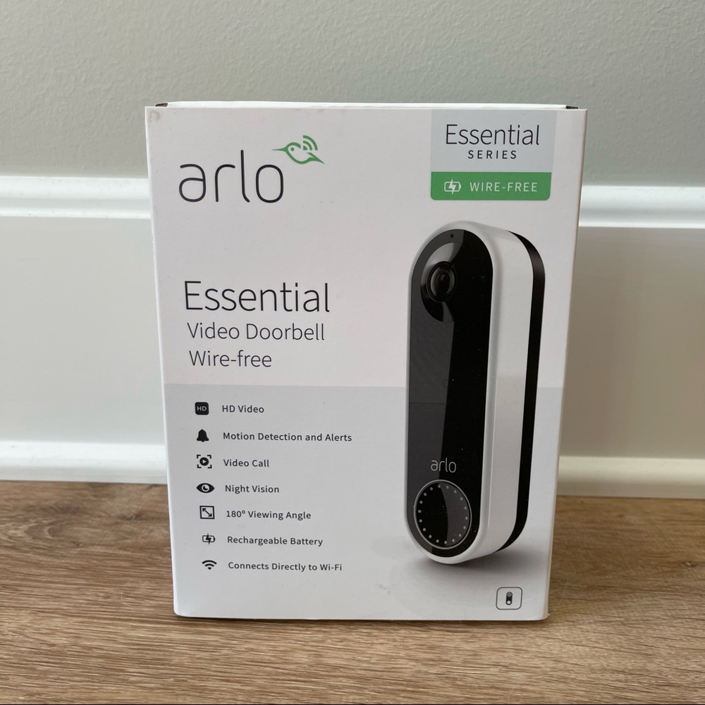 New Arlo Essential Wire Free Video Doorbell